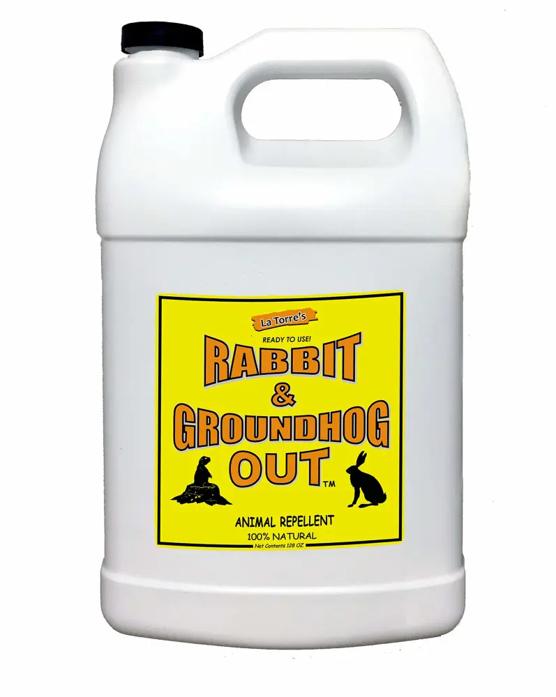 Rabbit & Groundhog Repellent: Rabbit Out 1 Gallon Ready-to-Use- Refill * NO Sprayer Included *