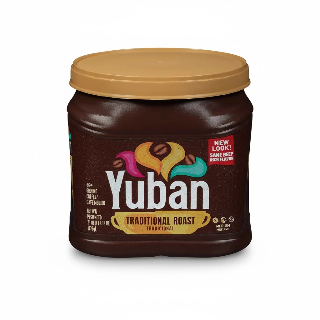 Yuban Traditional Roast Medium Roast Ground Coffee, 31 oz Canister