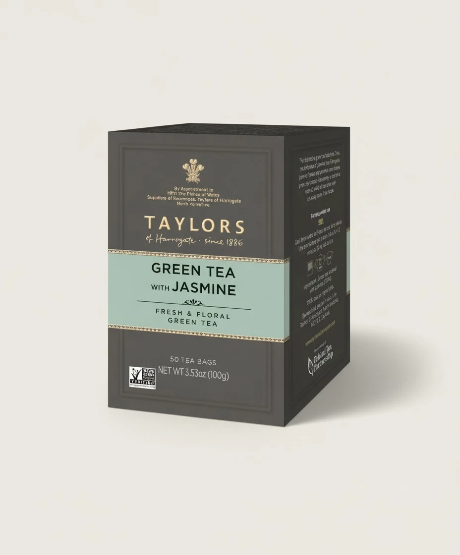 Taylors of Harrogate Green Tea with Jasmine, 50 Teabags