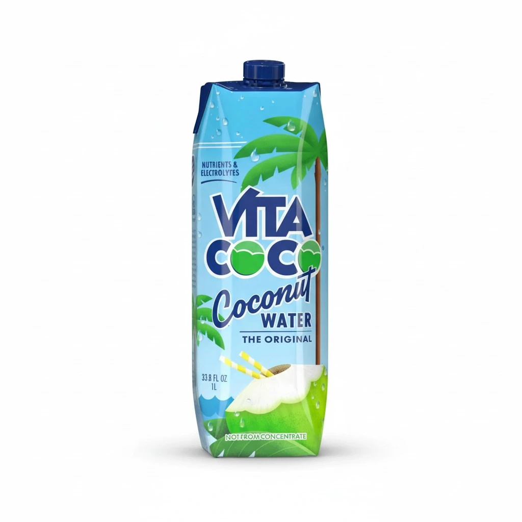 Vita Coco Coconut Water Original, 33.8 Fl Oz (Pack of 6)