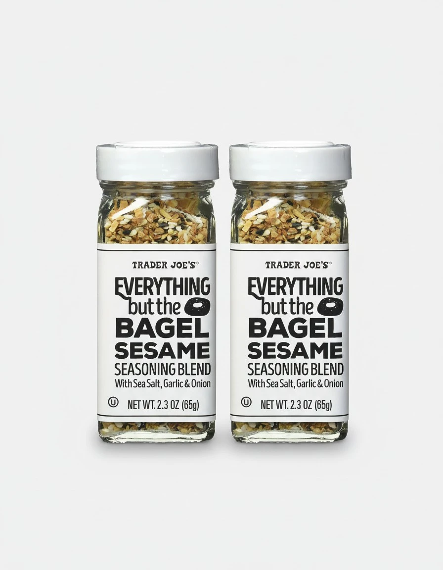 Trader Joe's Everything but The Bagel Sesame Seasoning Blend (Pack of 2)