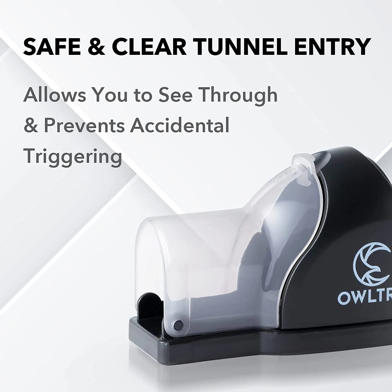 in-/Outdoor Safe Tunnel Snap Mouse Trap 2PCS, Instant Kill Rodent Snap Trap with Clear Tunnel Entry, Touch-Free Release, and Powerful Snap, Black,TST-217