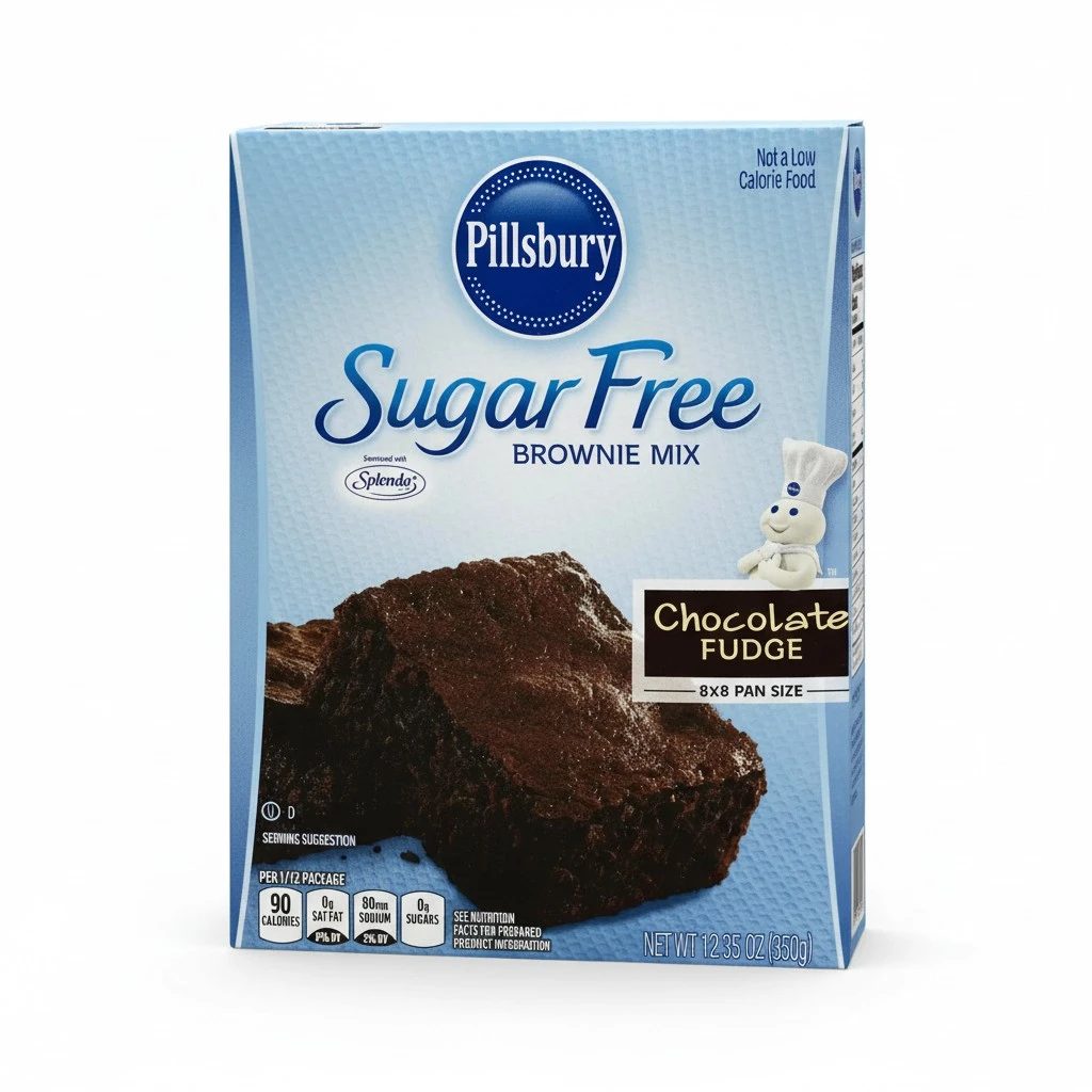 Pillsbury Sugar Free Fudge Brownie Mix, chocolate, 12.35 Ounce