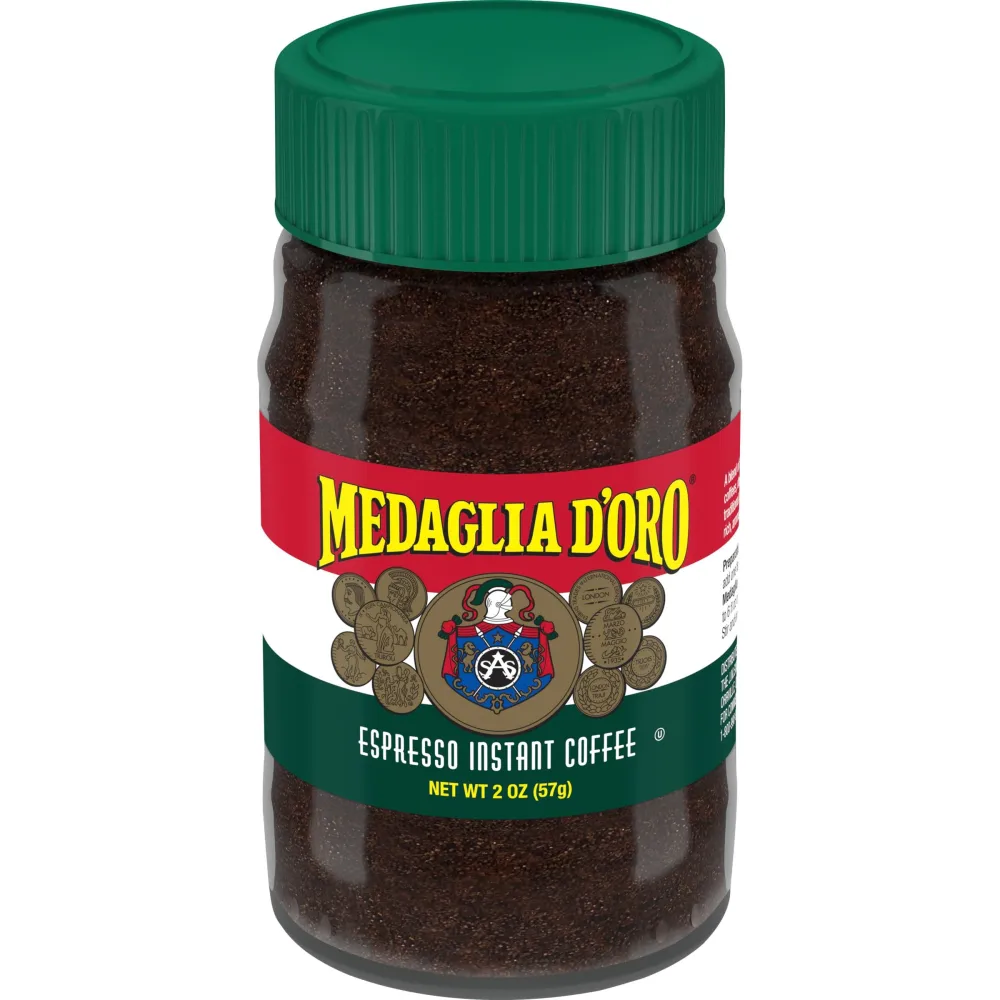 Medaglia D'Oro Espresso Style Instant Coffee, 2 Ounces (Pack of 12)