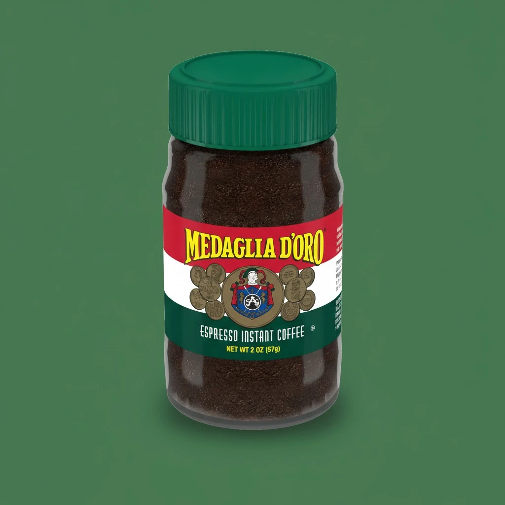 Medaglia D'Oro Espresso Style Instant Coffee, 2 Ounces (Pack of 12)