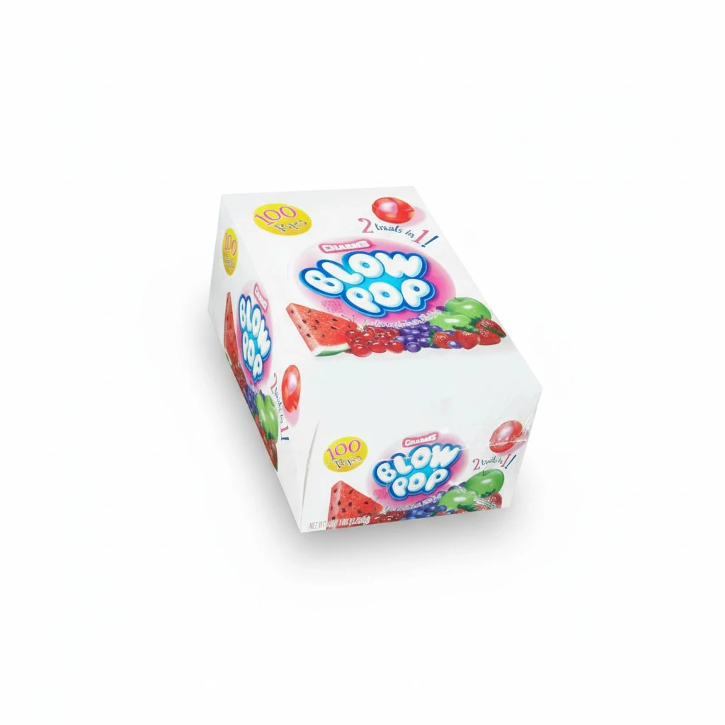 Charms 1034885 Blow Pops 0.8 oz Assorted Fruity Flavors 100/Box