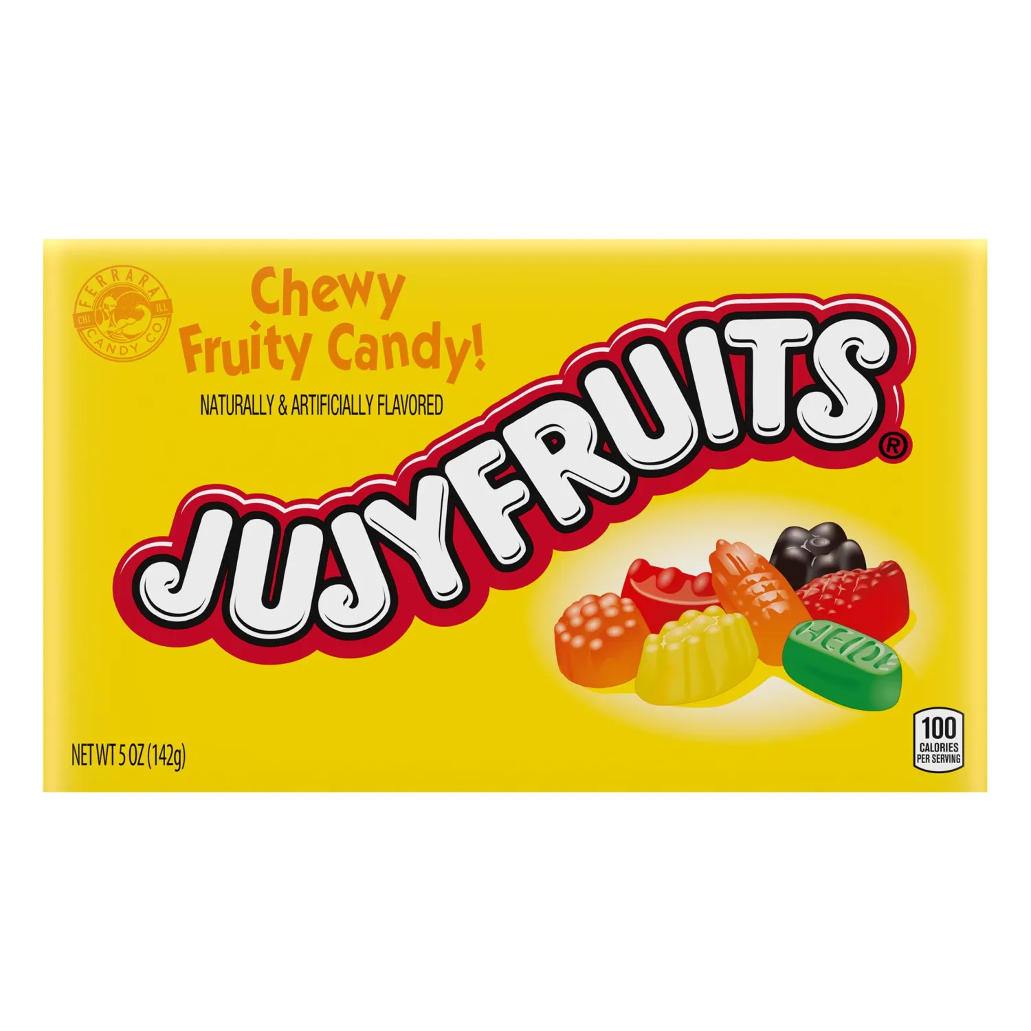 Wonka Jujyfruits Gummy candy, Assorted Gummy Candy, 5 Ounce Theater Candy Boxes (Pack of 12​)
