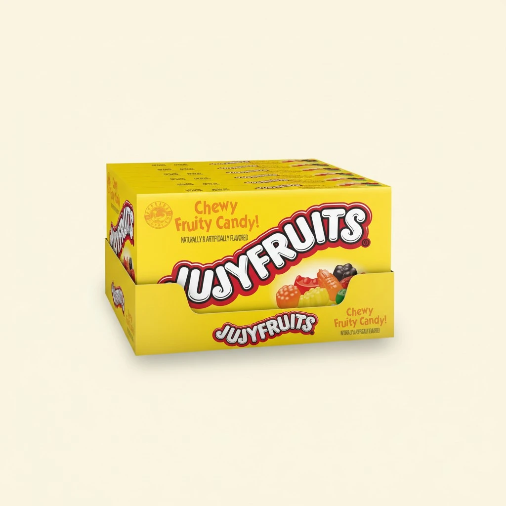 Wonka Jujyfruits Gummy candy, Assorted Gummy Candy, 5 Ounce Theater Candy Boxes (Pack of 12​)