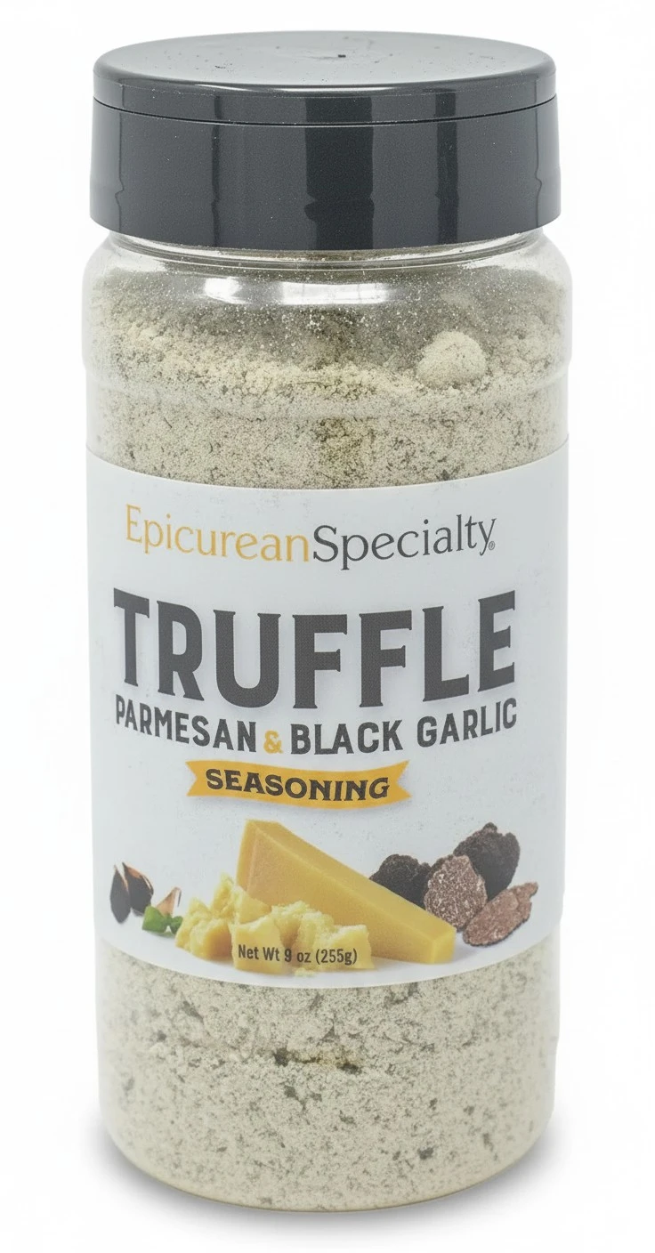 Epicurean Specialty Truffle Seasoning with Parmesan & Black Garlic