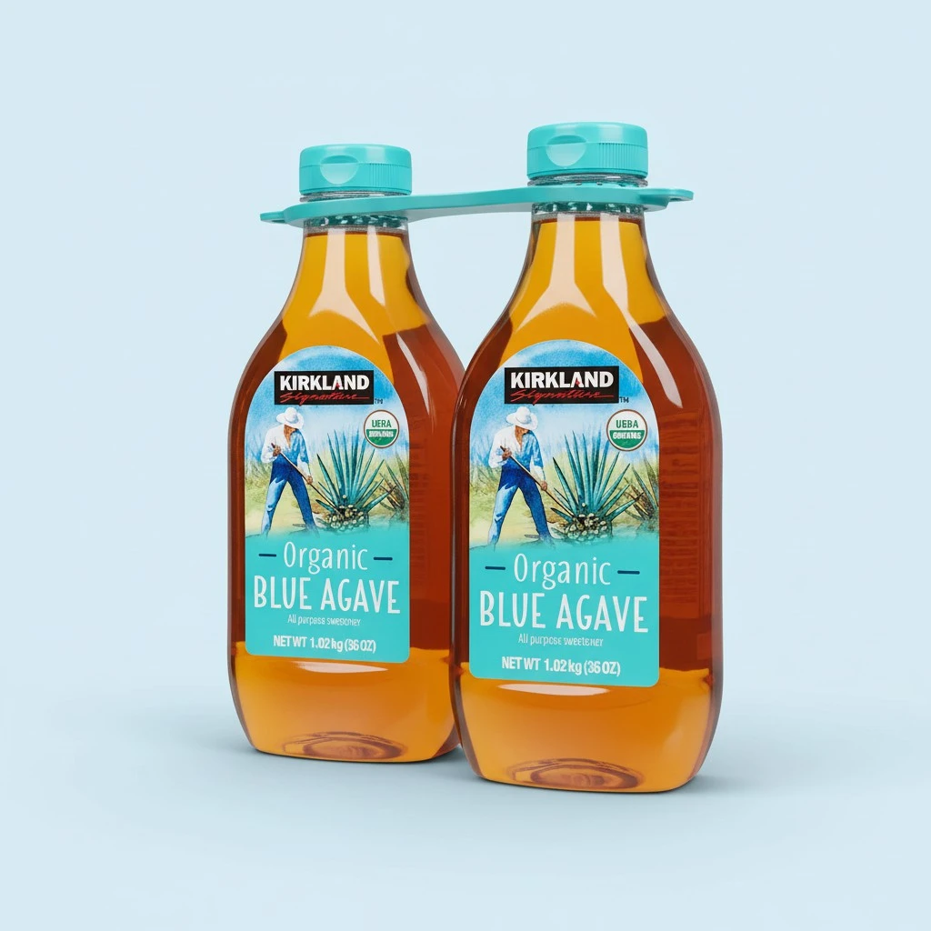 Kirkland Signature Organic Blue Agave All Purpose Sweetener, 36oz Bottle (Pack Of 2, Total of 72 Oz)
