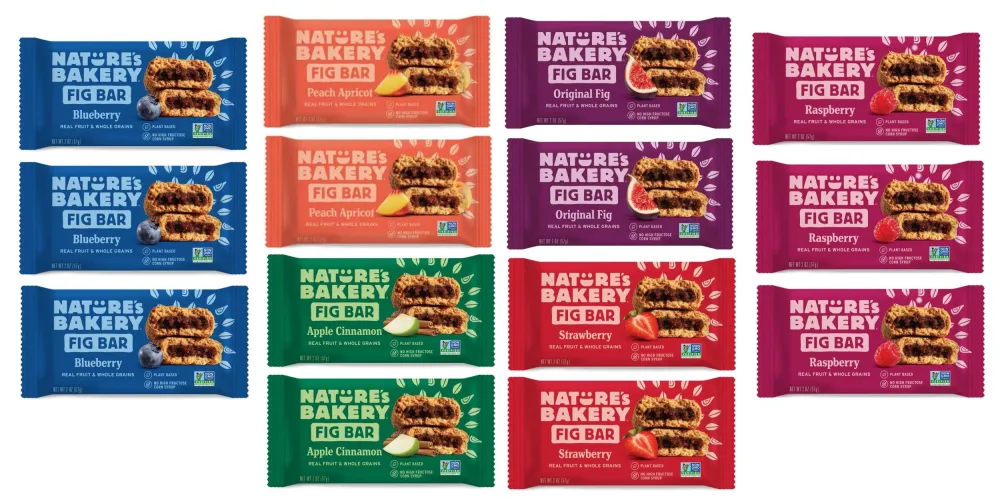 Whole Wheat Fig Bars, Variety Pack - Ultimate Healthy Stone Ground Whole Wheat Fig Bar (14 COUNT) Variety Pack Sampler, All Natural NON GMO Snack Food