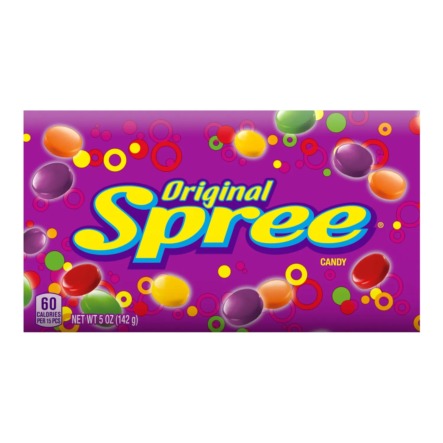 Wonka Spree Original Hard Candy, 5 Ounce Theater Candy Boxes (Pack of 12)