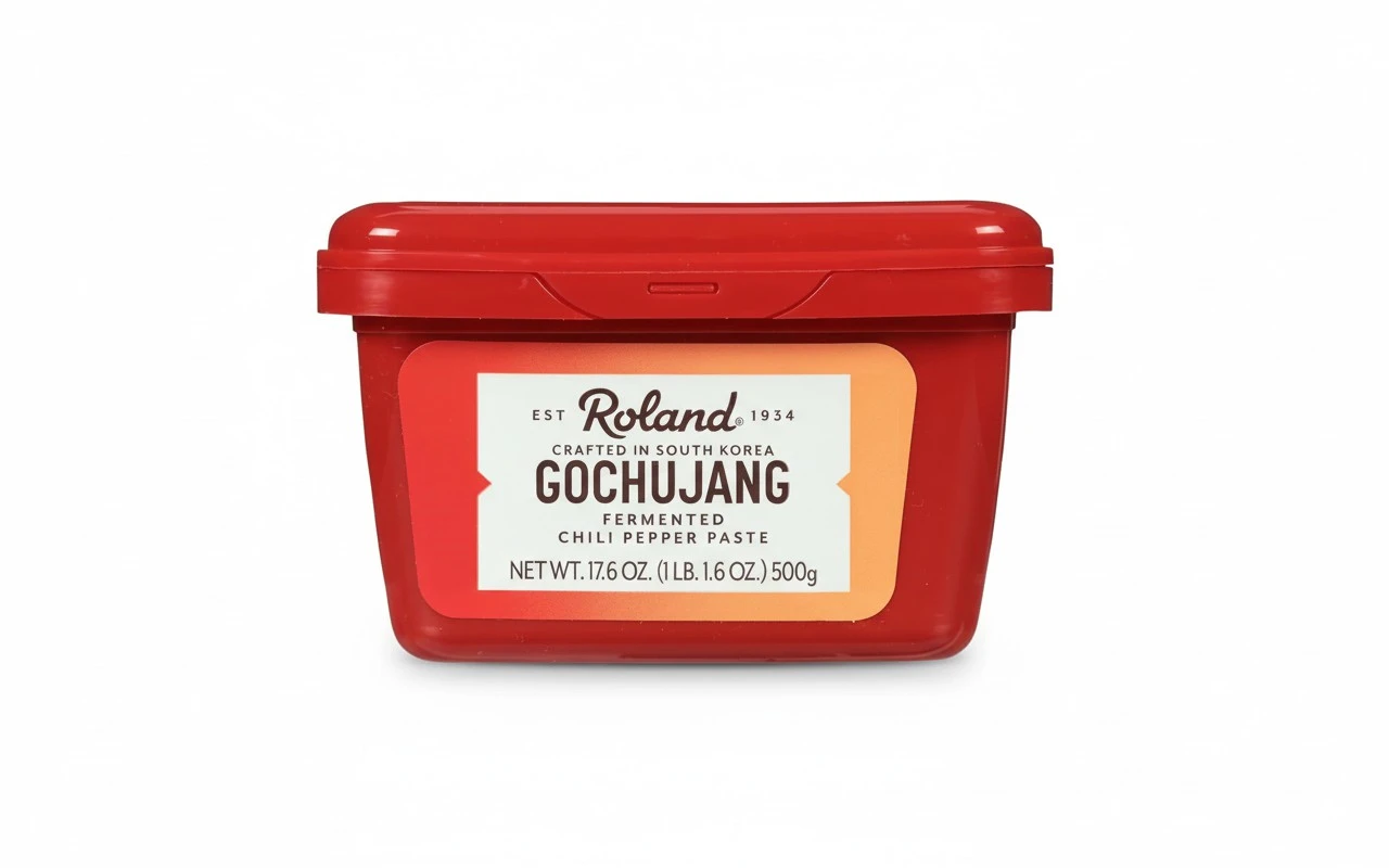 Roland Foods Gochujang, Korean Fermented Hot Chili Paste, 17.6 Oz