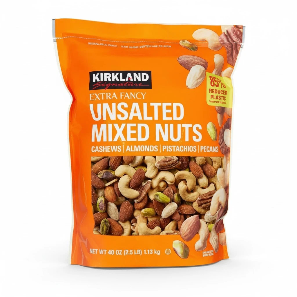 Kirkland Signature Extra Fancy Mixed Nuts unsalted, 39.85 Ounce