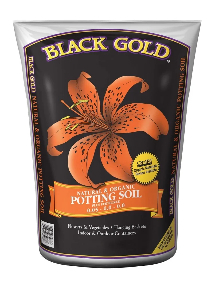 Sun Gro Horticulture SUNGRO HORTICULTURE Black 8-Quart Gold 1302040 Organic Potting Soil