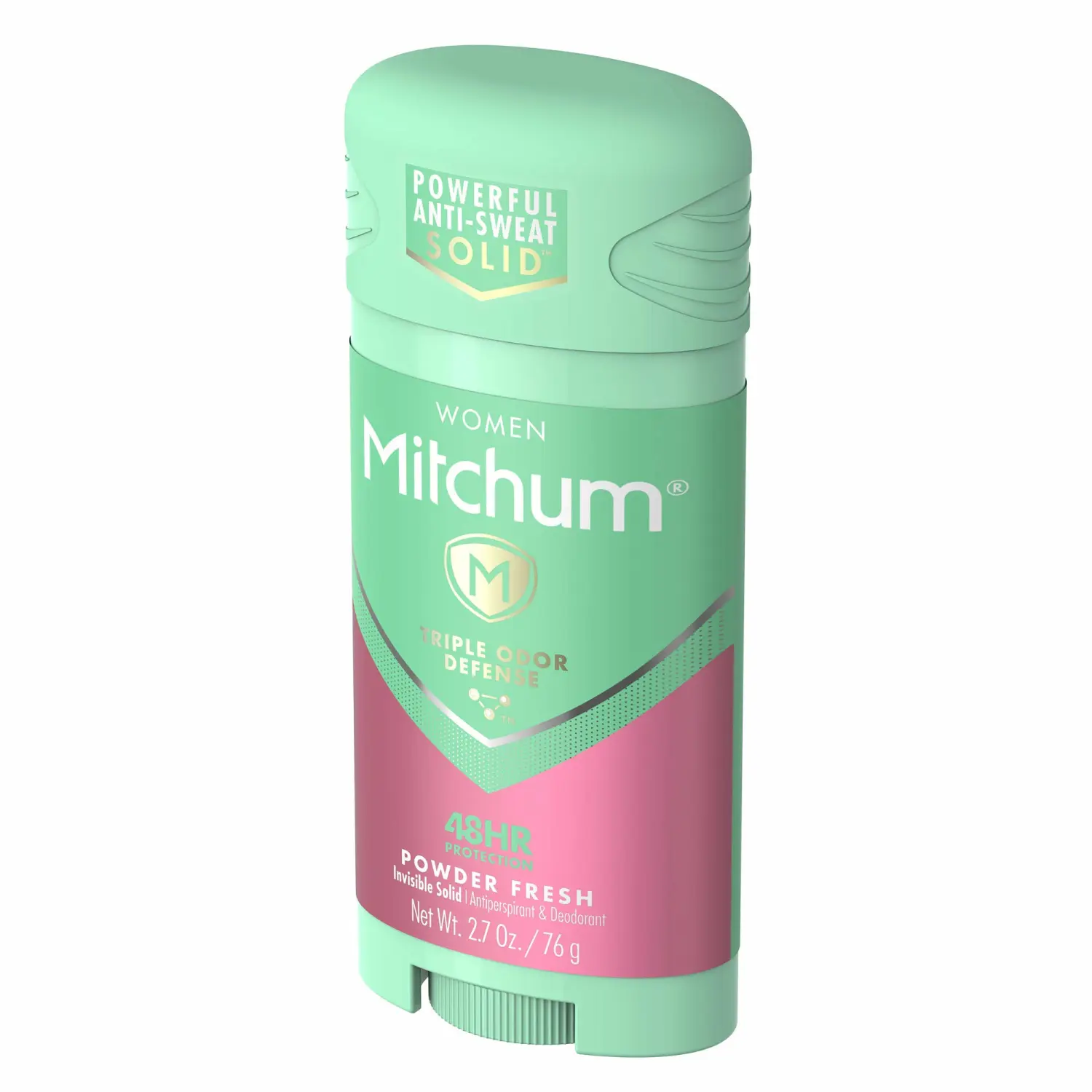 Mitchum Women Stick Solid Antiperspirant Deodorant, Powder Fresh, 2.7 Ounce (Pack of 1)