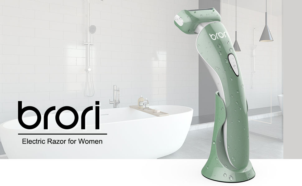 electric razor for women - green 1