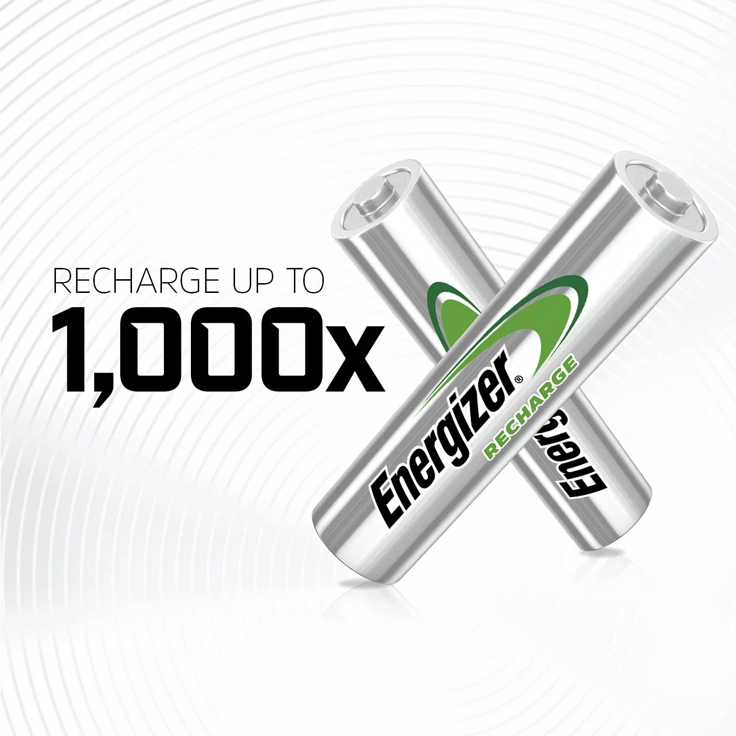 Energizer Rechargeable AAA Batteries, Recharge Universal Triple A Battery Pre-Charged, 8 Count