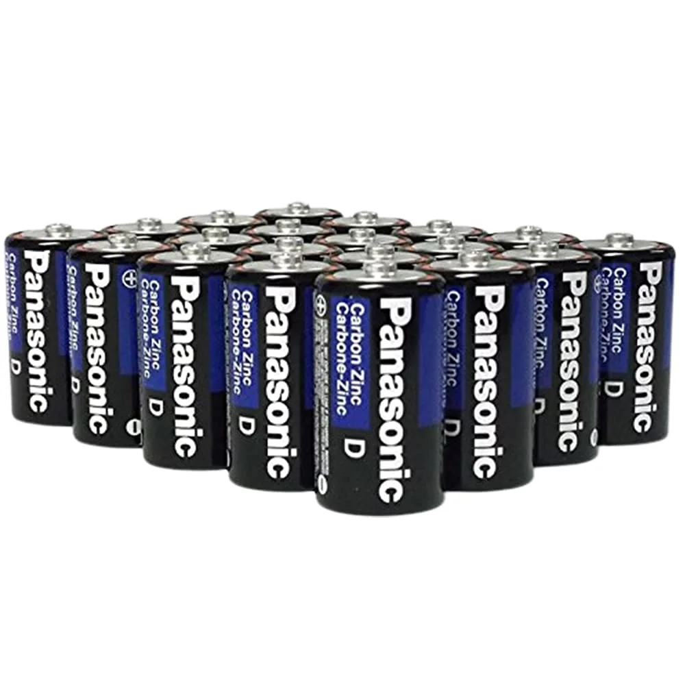 Panasonic 24 Pack Wholesale Lot Super Heavy Duty D Batteries