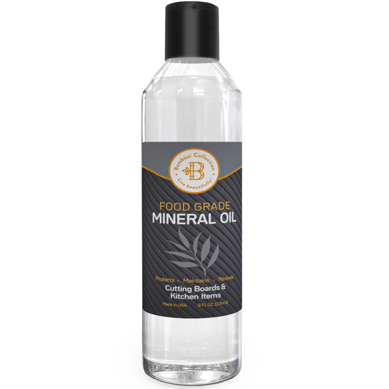 Food Grade Mineral Oil - Cutting Board Oil, Butcher Block Oil to Maintain Wood Cutting Board Conditioner, Protects & Restores Wood, Bamboo, and Teak Cutting Boards and Utensils - 8 oz