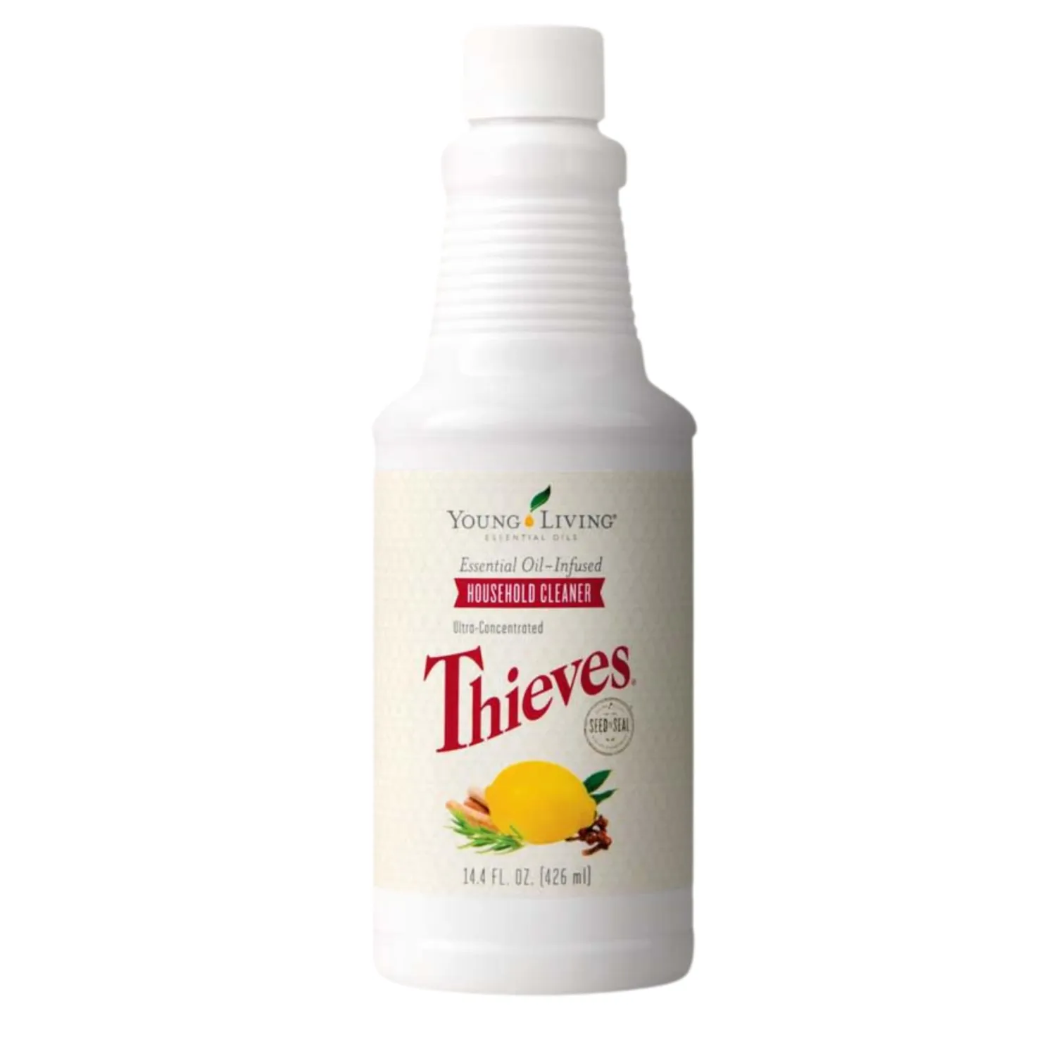 Young Living Thieves Household Cleaner 14.4 oz, Plant-Based All-Purpose Cleaner with Essential Oils, Safe for Floors, Mirrors, Carpets & Pet Areas