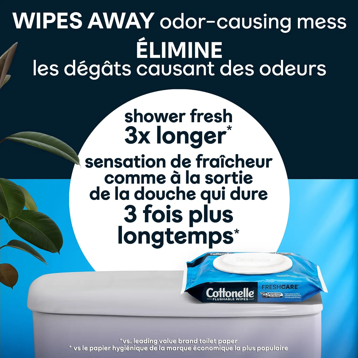 Cottonelle Fresh Care Flushable Cleansing Cloths Refill, 42 Count (Pack of 2)