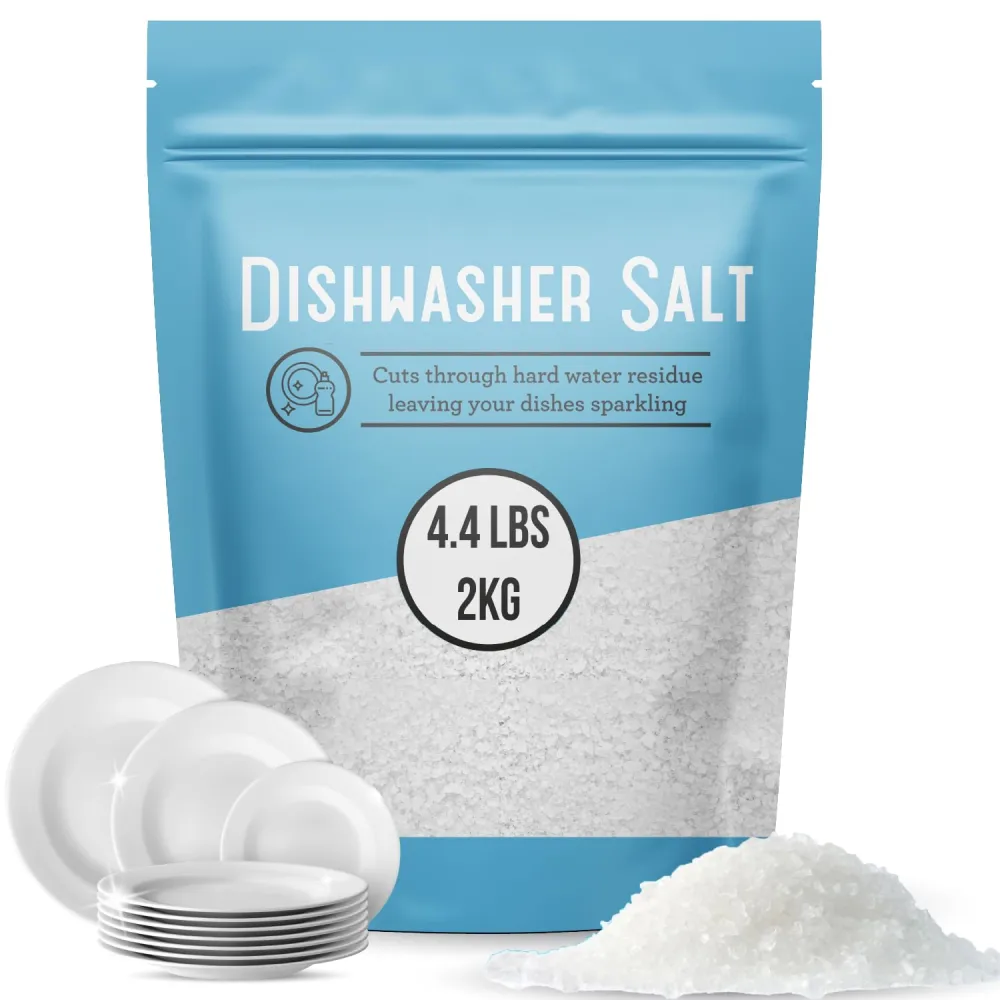 IMPRESA 4.4 LB Dishwasher Salt - Water Softener Salt - Compatible with Bosch, Miele, Whirlpool, Thermador and More (2 KG)