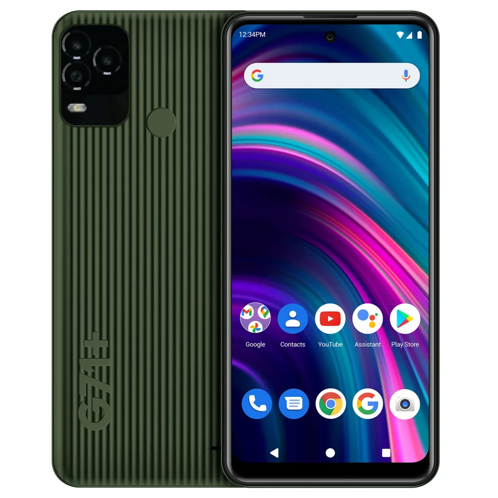 BLU G71+ | 2022 | 3-Day Battery | Unlocked| 6.5” HD+ Display | US Version | US Warranty| 4/64GB | Green