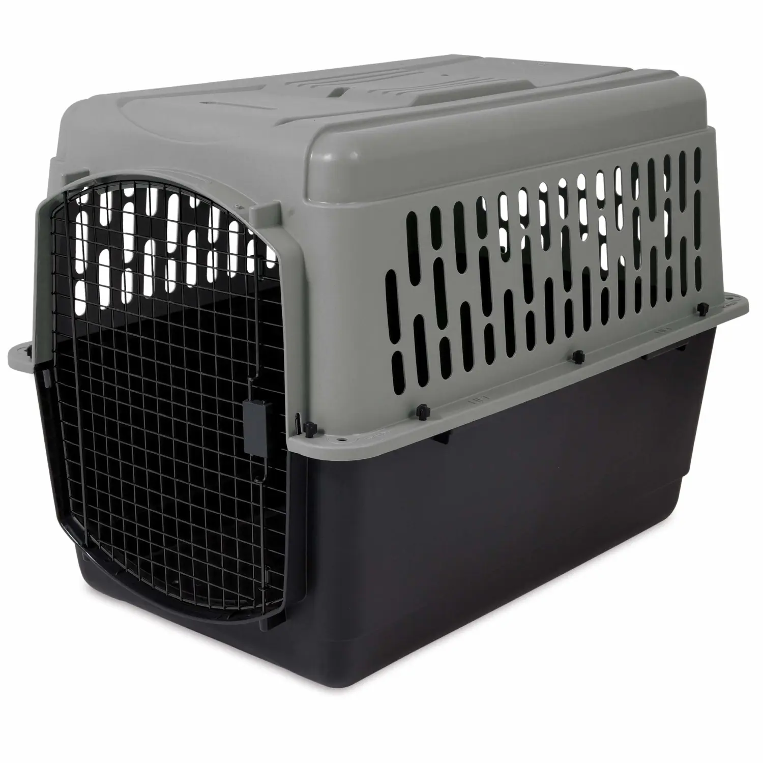 Petmate Large Breeds Dog Kennel, Various Sizes, Dark Gray/Black, Made in USA
