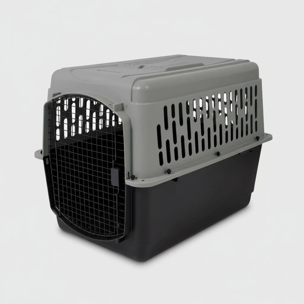 Petmate Large Breeds Dog Kennel, Various Sizes, Dark Gray/Black, Made in USA