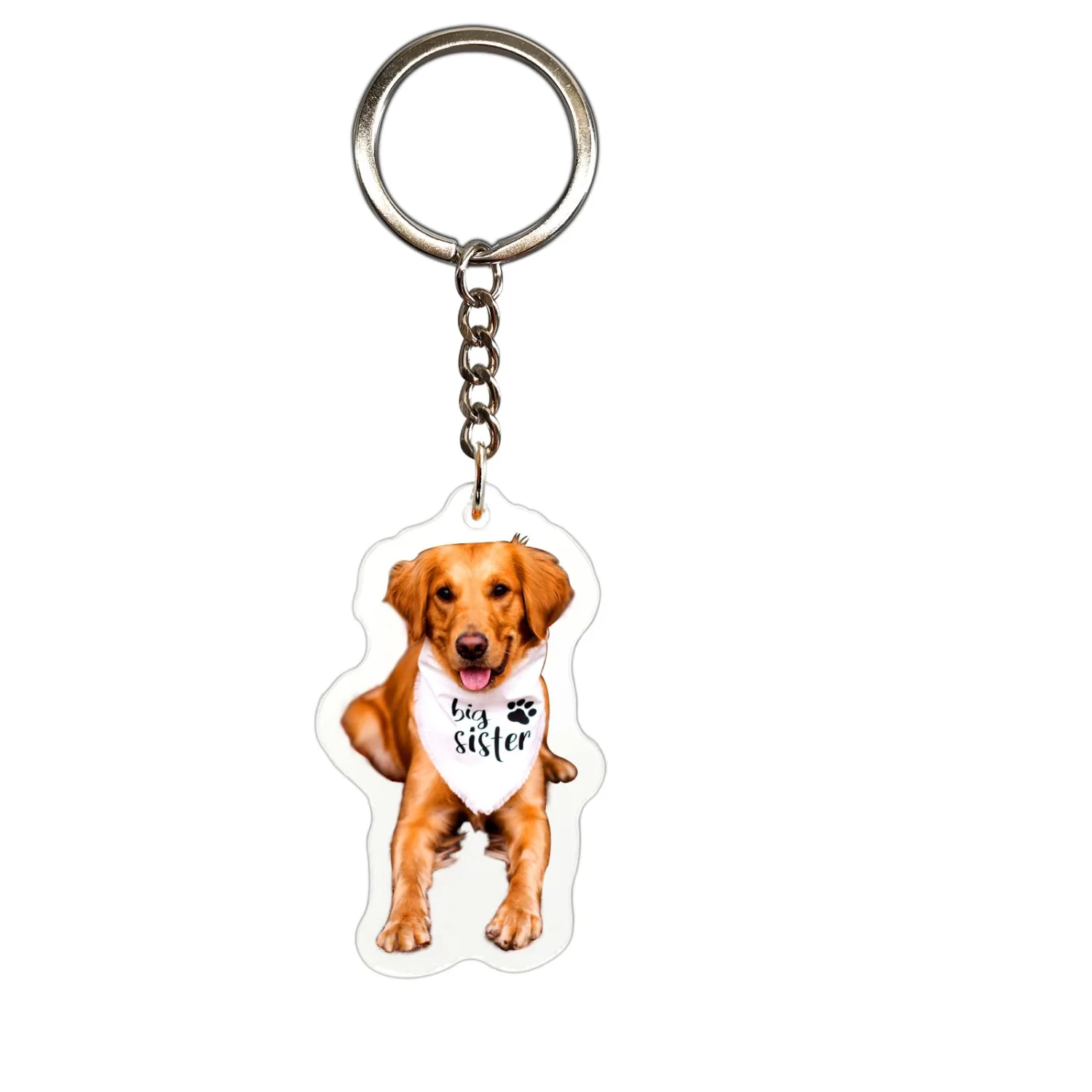 Personalized Keychain Gift for Women, Customized Memorial Key Chain with Picture for Men, Memorial Keyring Keepsake for Pet, Anniversary Birthday Wedding Day Present for Husband Wife Girlfriend Boyfriend