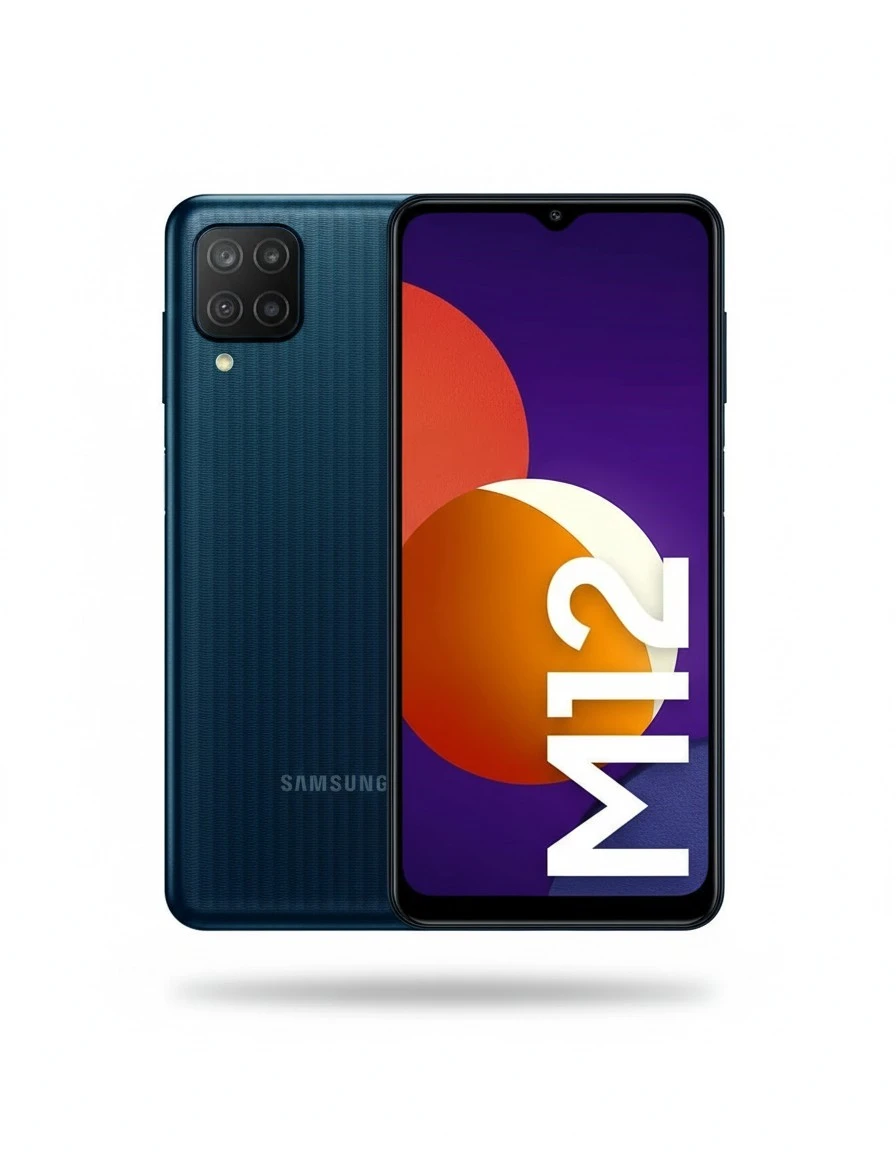 Samsung Galaxy M12 M127F 64GB 4GB RAM Factory Unlocked (GSM Only | No CDMA - not Compatible with Verizon/Sprint) International Version - Black