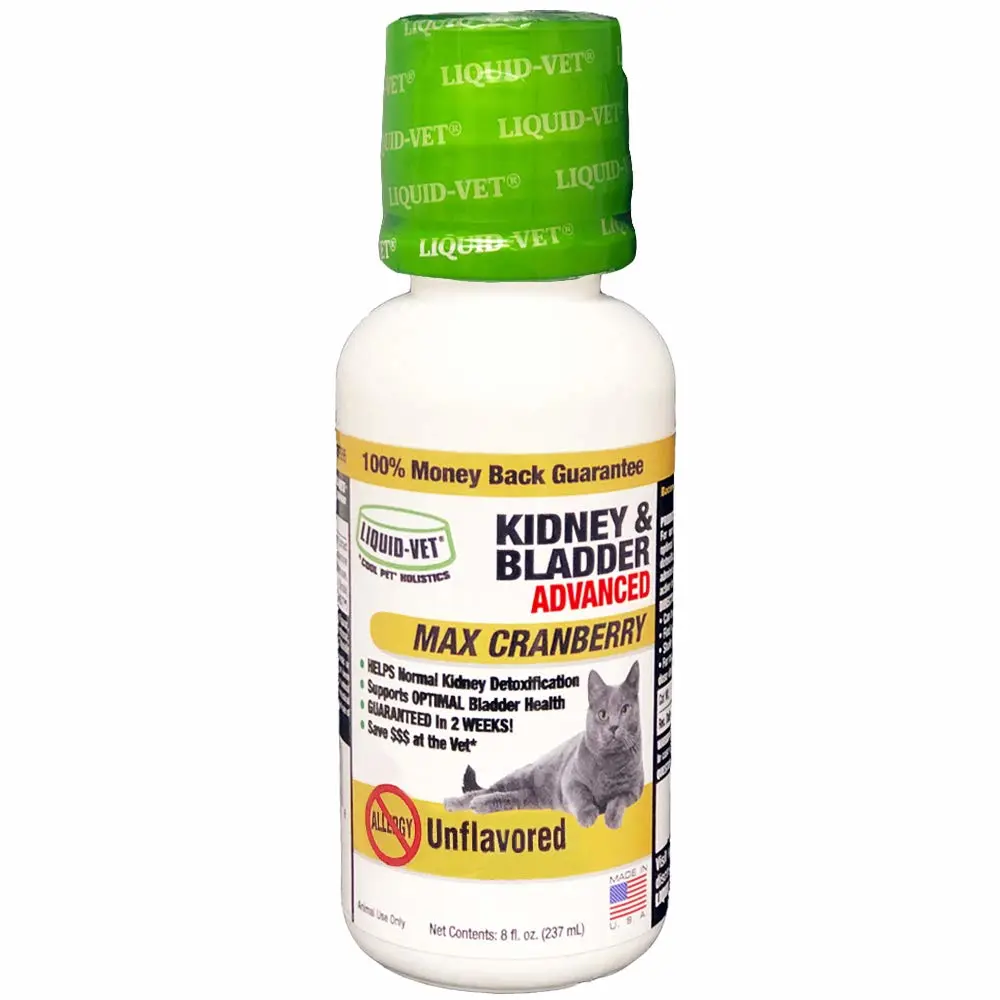 Liquid-Vet by COOL PET Holistics Feline Kidney & Bladder Advanced Formula, Plain, 8 oz