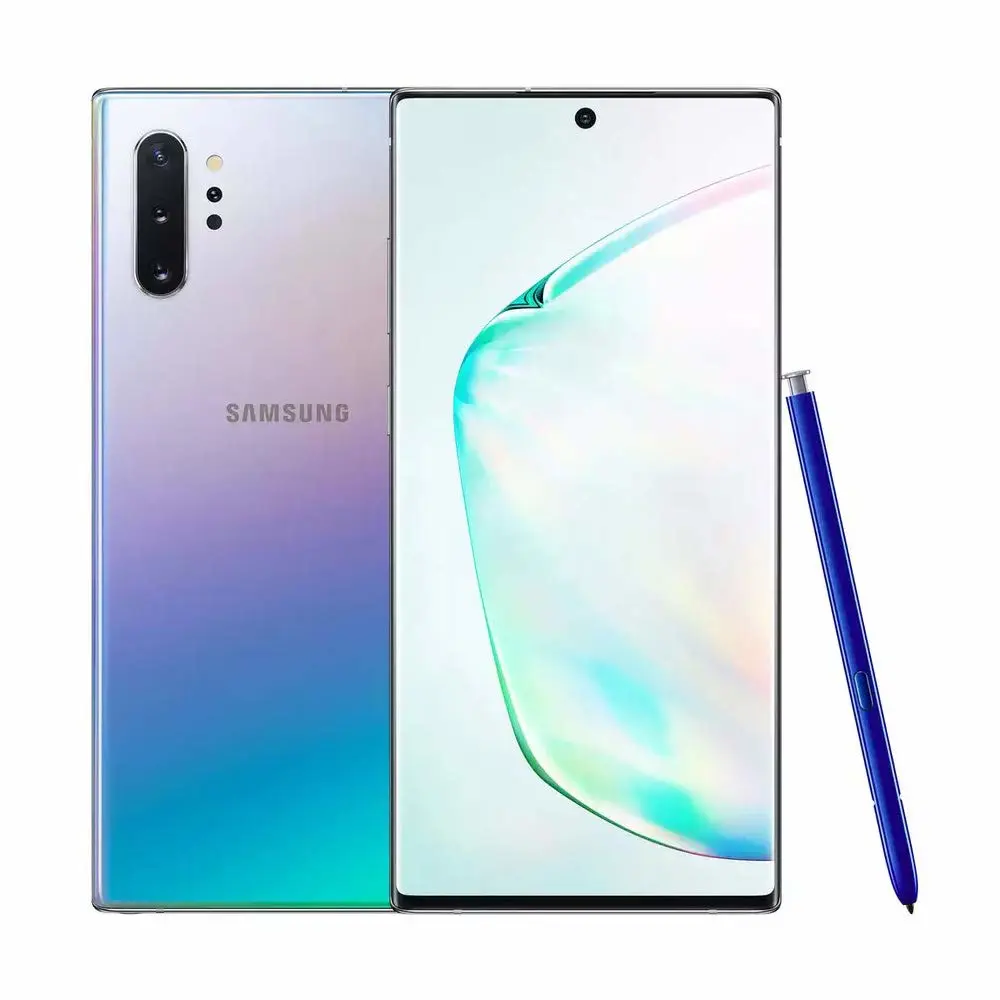 Samsung Galaxy Note 10+ Plus SM-N976B, 5G, International Version (No US Warranty), 512GB, Aura Glow - GSM Unlocked