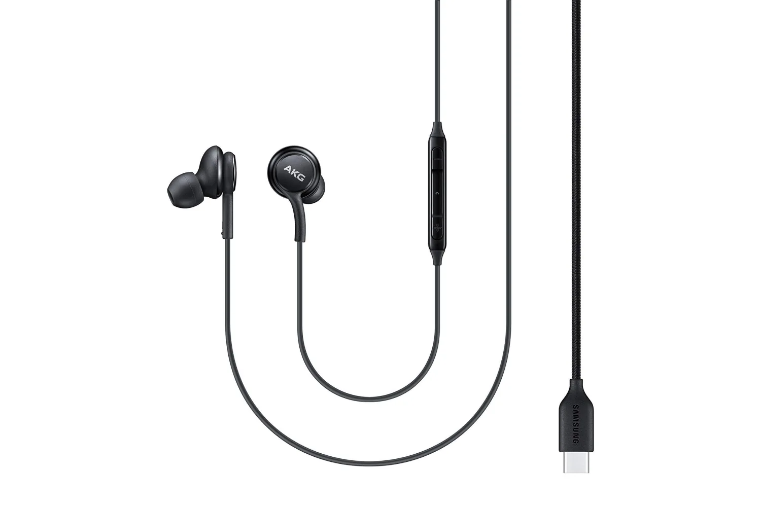 Samsung EO-IC100BBEGUS Corded Type-C Earphones, Black (Renewed)