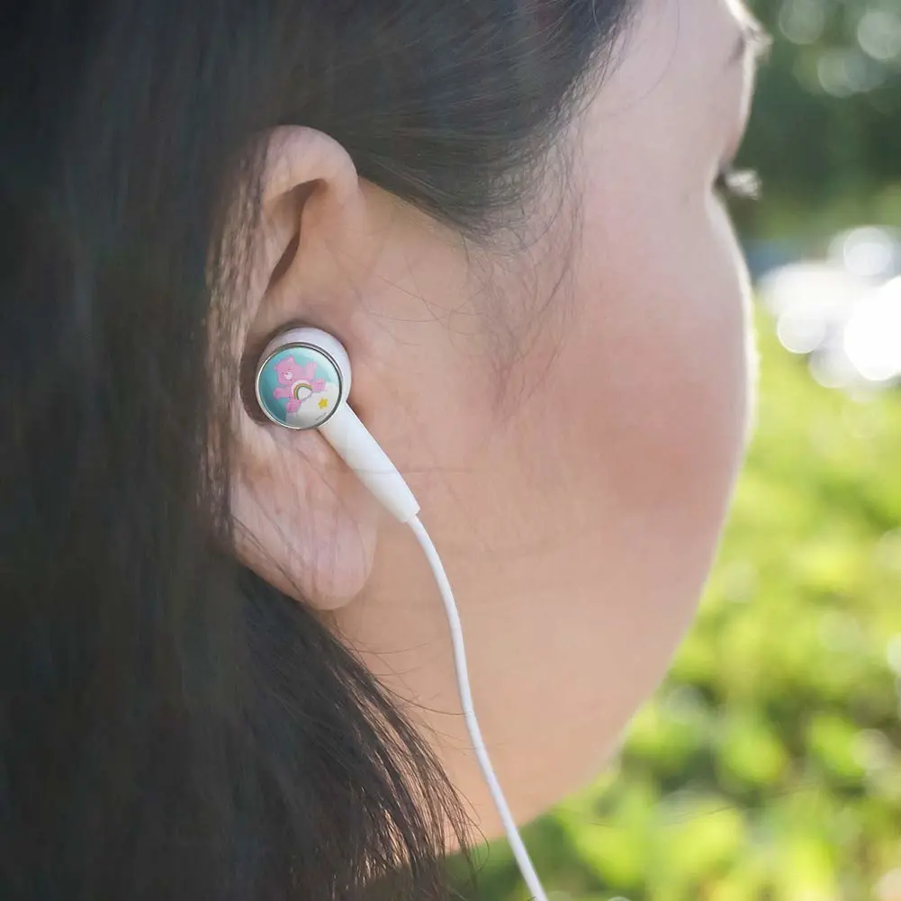 GRAPHICS & MORE Care Bears Cheer Bear Novelty in-Ear Earbud Headphones