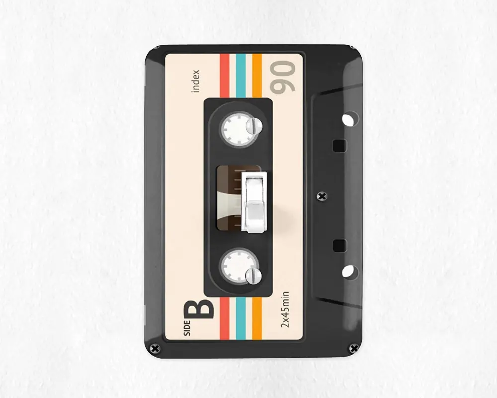 Retro Mix Tape Cassette Light Switch Cover Outlet Cover Retro Switchplate 80s Decor I Love the 80s