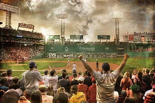 Boston Red Sox Fenway Park Green Monster Art Print