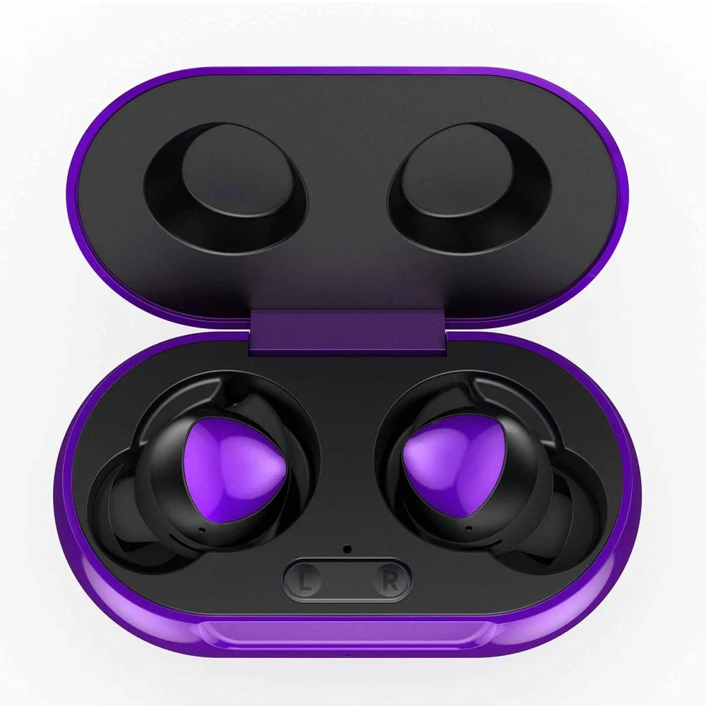 Urbanx Street Buds Plus True Bluetooth Earbud Headphones for Samsung Galaxy K Zoom - Wireless Earbuds w/Noise Isolation - Purple (US Version with Warranty)