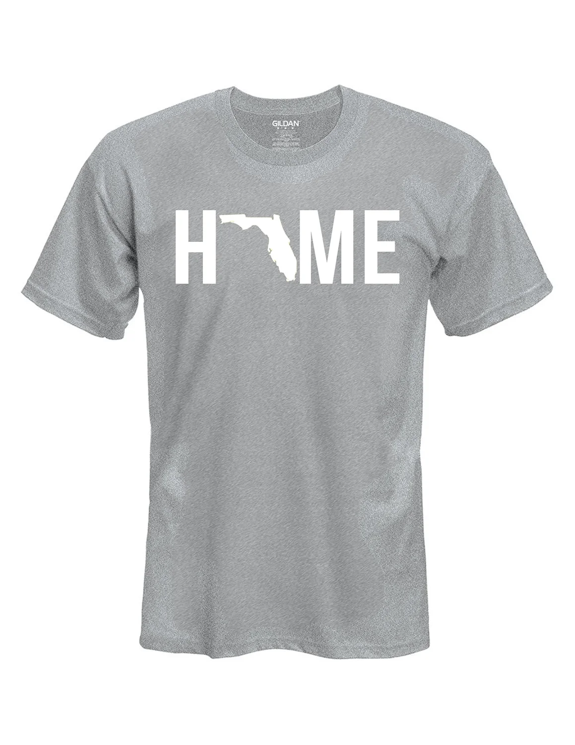 Mens/Womens Florida HOME State Gray T-Shirt sizes: S-XXL