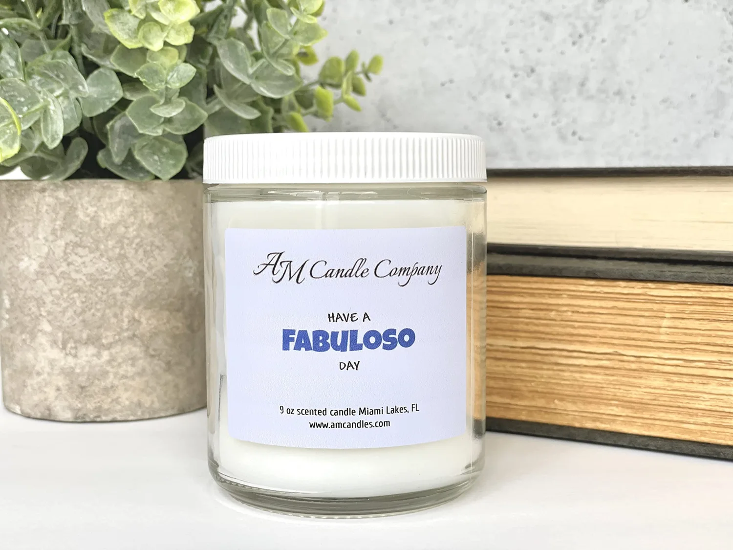 Have a Fabuloso Day Scented Candle - Premium Coconut Blend Wax Flooring Cleaning Scented Candle, Clean Scented Candle