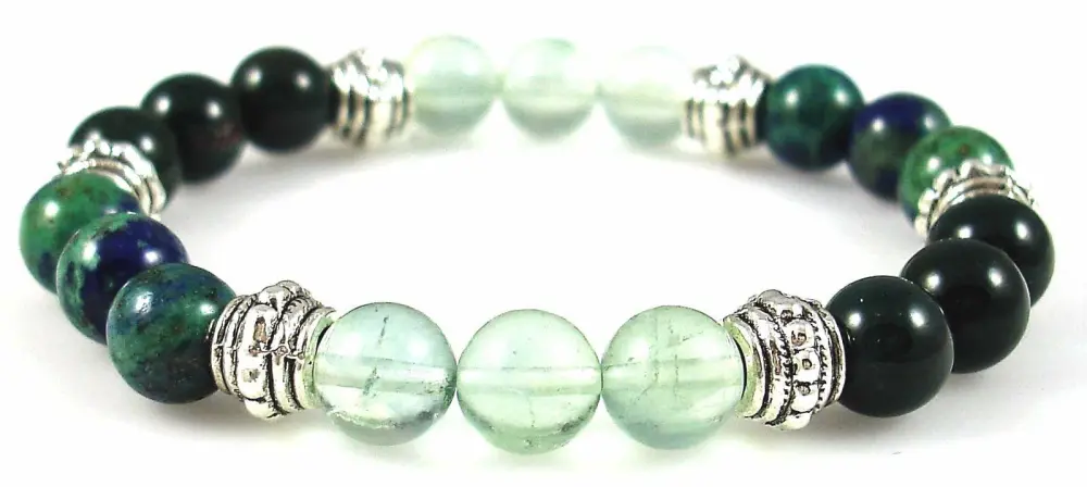 CHRONIC OBSTRUCTIVE PULMONARY DISEASE (COPD) 8mm Crystal Healing Gemstone Intention Bracelet