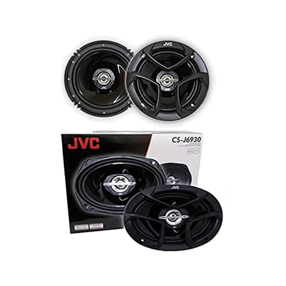 2 JVC CS-J620 6.5" 300W 2-Way + 2 JVC CS-J6930 6X9 400W 3-Way