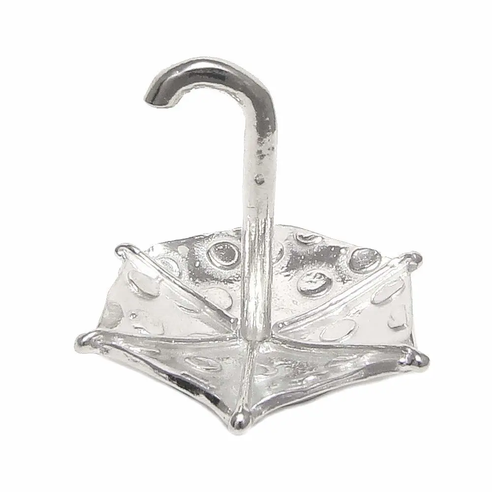 Umbrella Ring Holder - Tiny Ring Stand Gift Boxed with Friendship Story Card - Handcrafted Pewter Made in USA (Prime Shipping)