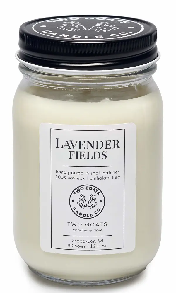 Lavender Fields Scented Soy Candle | Hand Poured in the USA | 12 oz.