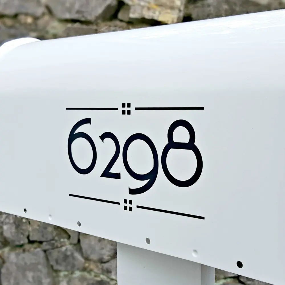 Two sets of Craftsman Style Mailbox Numbers