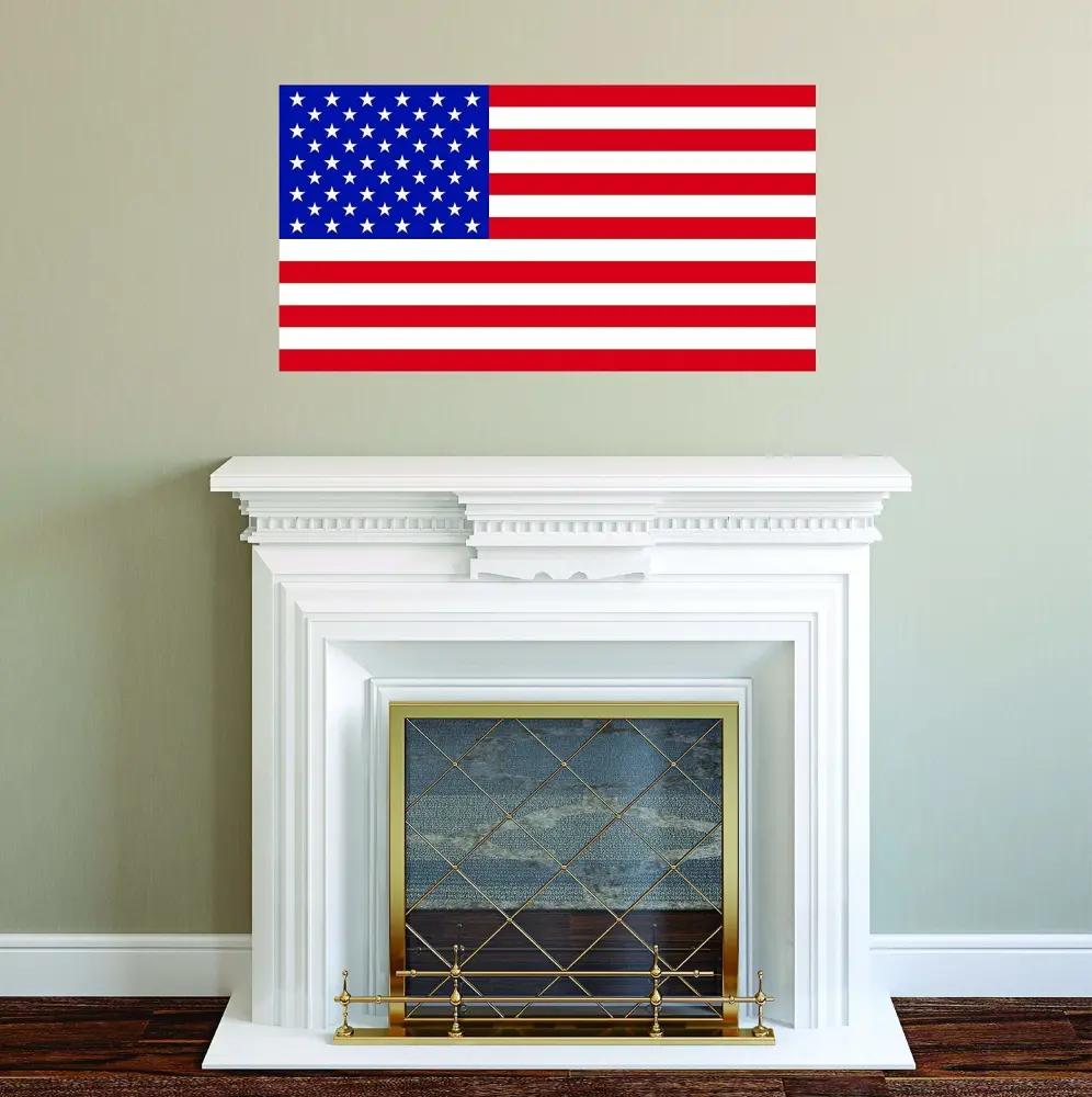 American Flag Wall Decal - USA Wall Sticker