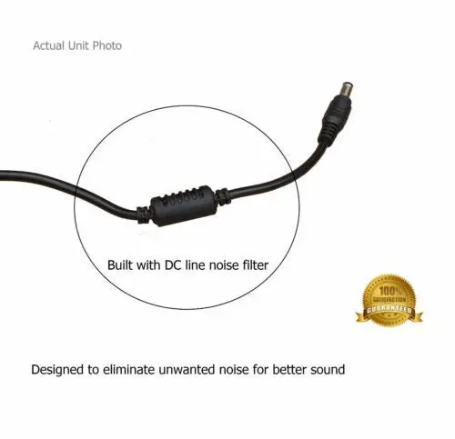 Charger Compatible with Acoustic Research Santa Cruz Bluetooth Outdoor Flame Speaker AR AWSF100