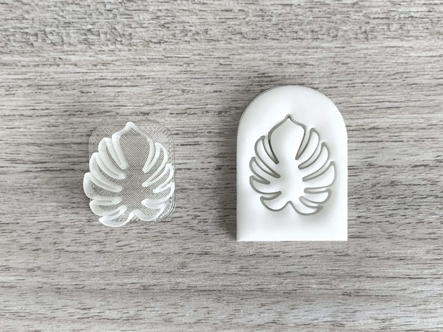 Monstera Leaf Embosser, Stamp For Fondant, Polymer Clay, Cookies, Ceramics, Soap and dough