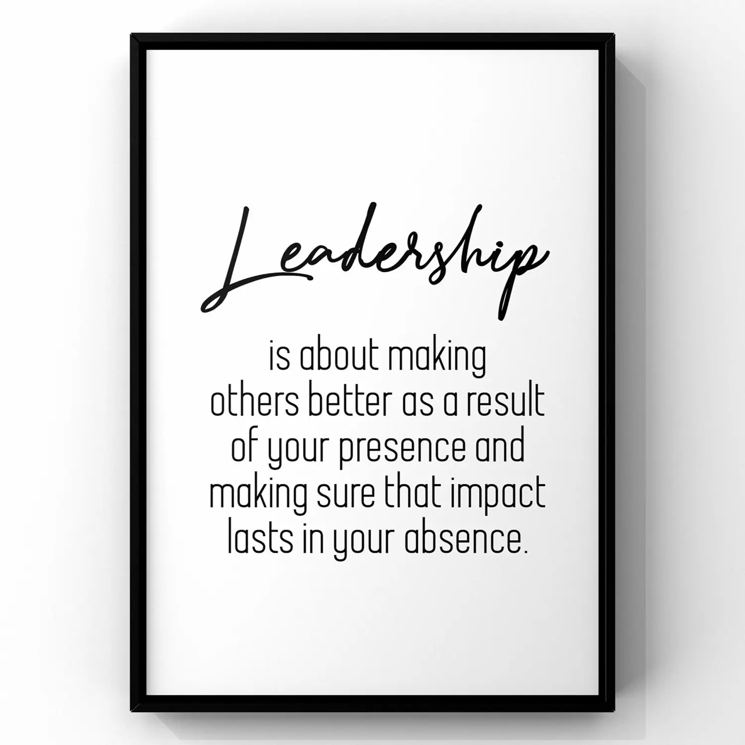 Leadership Print,Leadership Quotes,Leadership Poster,Leadership Printable,Office Decor,Boss Gift,Inspirational Print,Motivational Poster,Office Print